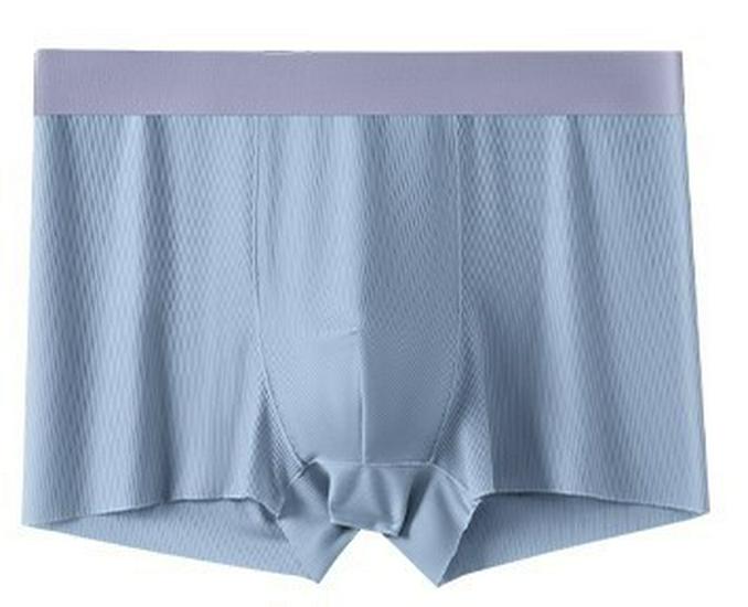 "DGG Pánské bezešvé boxerky z ledového hedvábí s grafenem - Antibakteriální a prodyšné letní spodní prádlo"