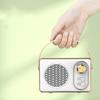 Retro Bluetooth Speaker Card Slot FM Radio Wireless Bluetooth Wireless Stereo  Children's Speaker