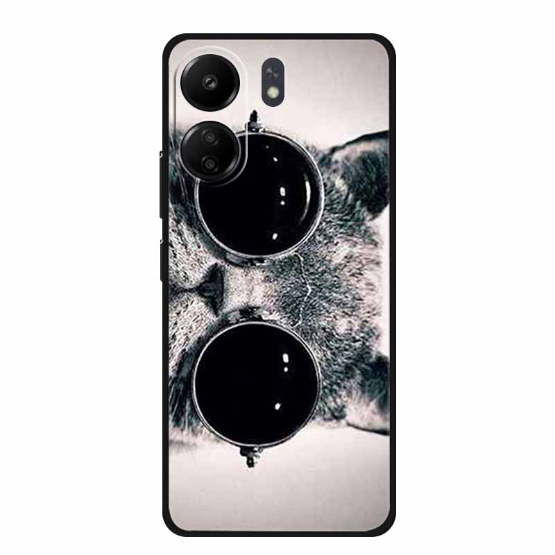For Xiaomi Poco X7 Pro 5G Luxury Animal Case Soft Silicone TPU 6.67"Phone Back Cover for Poco X7Pro 5GShockproof Protective Capa