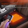 1pcs Electric Heated Seat Cushion USB Warming Pad Plush Universal Chair Mat Home Office Auto Winter Heating Pads Portable Gift