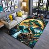 Nature Energy Balance Golden Harmony Carpet Yoga Living Room Room Decor Children's Crawling Mat Doormat Area Rug Games Mat