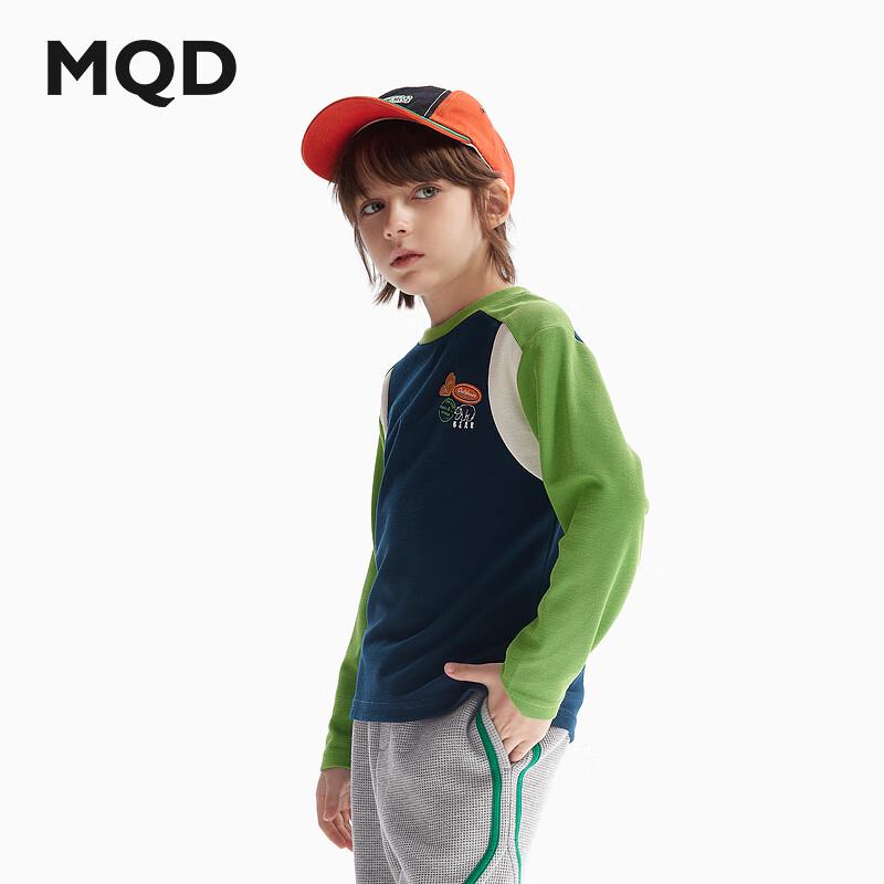 

MQD Boys Waffle Color Block Long-Sleeve T-Shirt 120cm