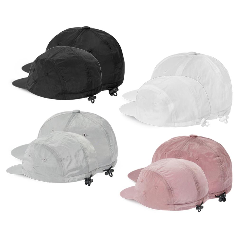 Homboiseupocheukeulleob Nylon Logo Cap - White