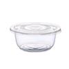 Disposable Transparent Plastic Bowl & Chopsticks Set for Rice, Noodles, Soup, Tangyuan - Small Round Bowls with Lids for Home & Commercial Use