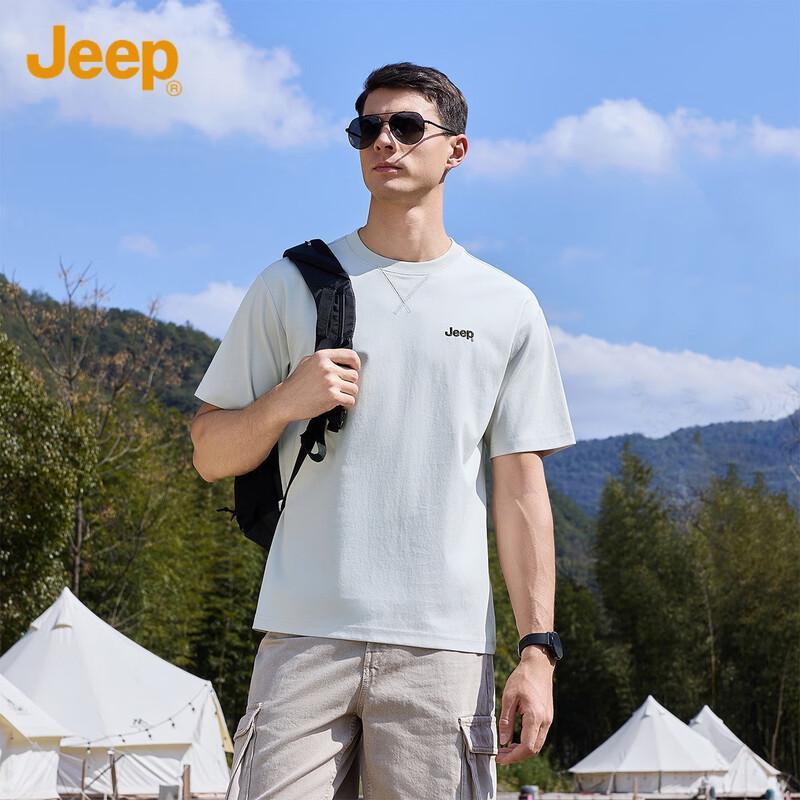 

JEEP Men s Outdoor Sport Round Neck T-Shirt L