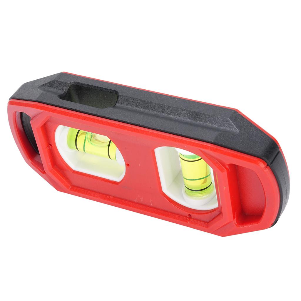 Magnetic Bubble Level 11cm Length 1mm Accuracy Horizontal Vertical Bubble Leveling Tool for Home