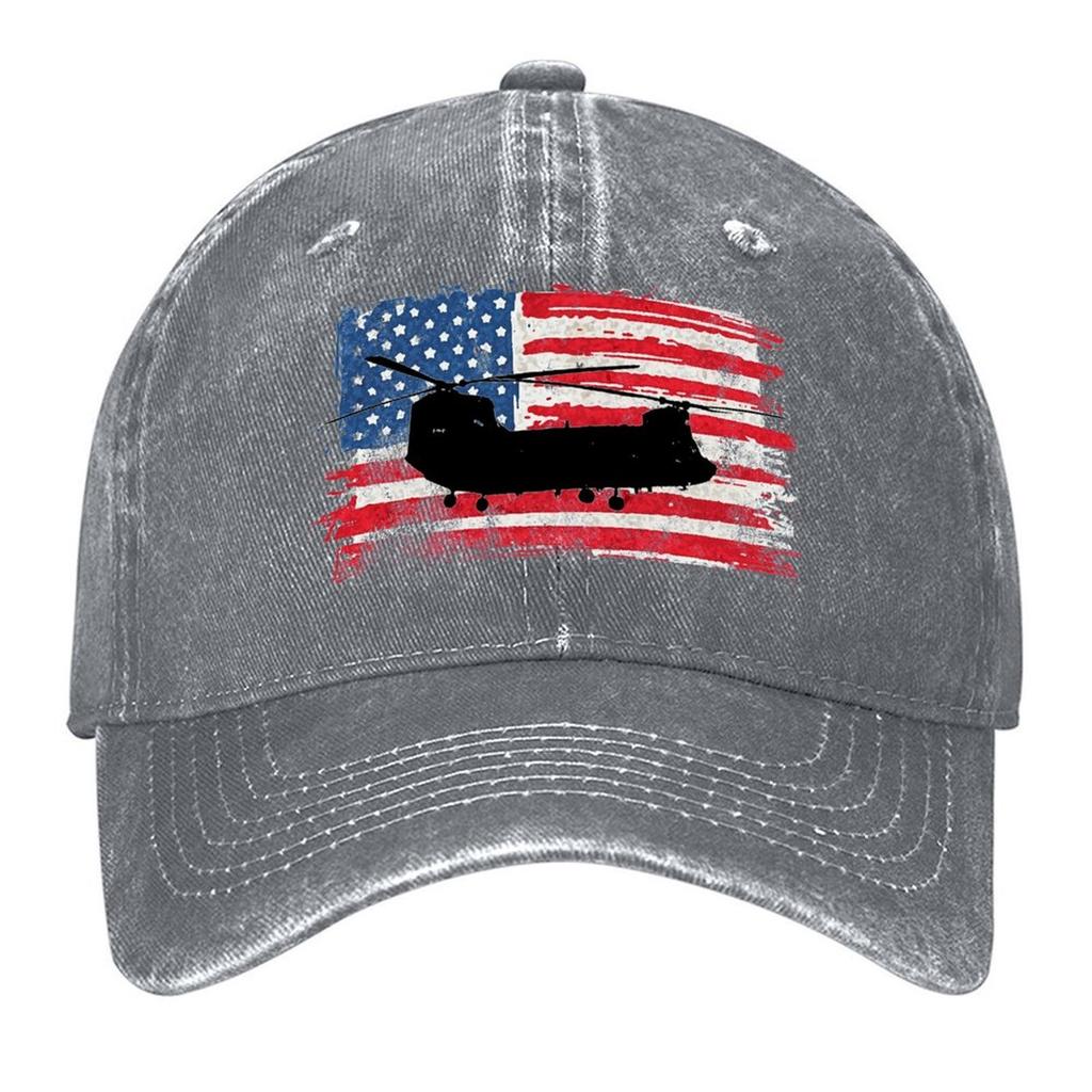 2026 Chinook CH-47 Helicopter US Military On Vintage Flag Baseball Cap Beach Outing Fishing Caps Man Party Hat Woman Men's