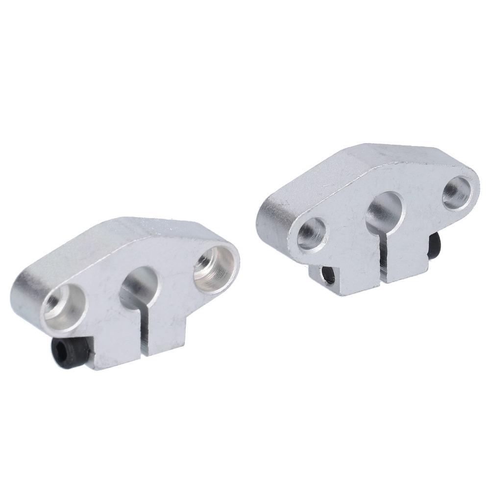 2pcs Rod Clamping Support Linear Shaft Support Horizontal Mount Flange Mount Bracket For 3D Printer