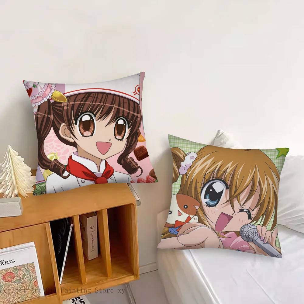 1Pc Anime Yumeiro Patissiere Pillow Case Fashion Square Pillowcase Bedroom Sofa Room Ins Decoration Leisure