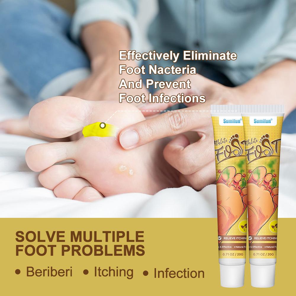 Household Foot Odor Cream, Ointment, Foot Care Discomfort Care, Foot Exercise Foot Sweat Odor Cleaning and Refreshing.
