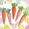 Cloth Carrot Decorations Warm Easter Decor Easter Carrot Ornaments Set for Spring Party Decor Stuffed Fabric for Children