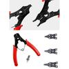 4 In 1 Snap Rings Pliers Internal External Circlip Pliers Straight Lock Rings Pliers for Rings Removers Retaining