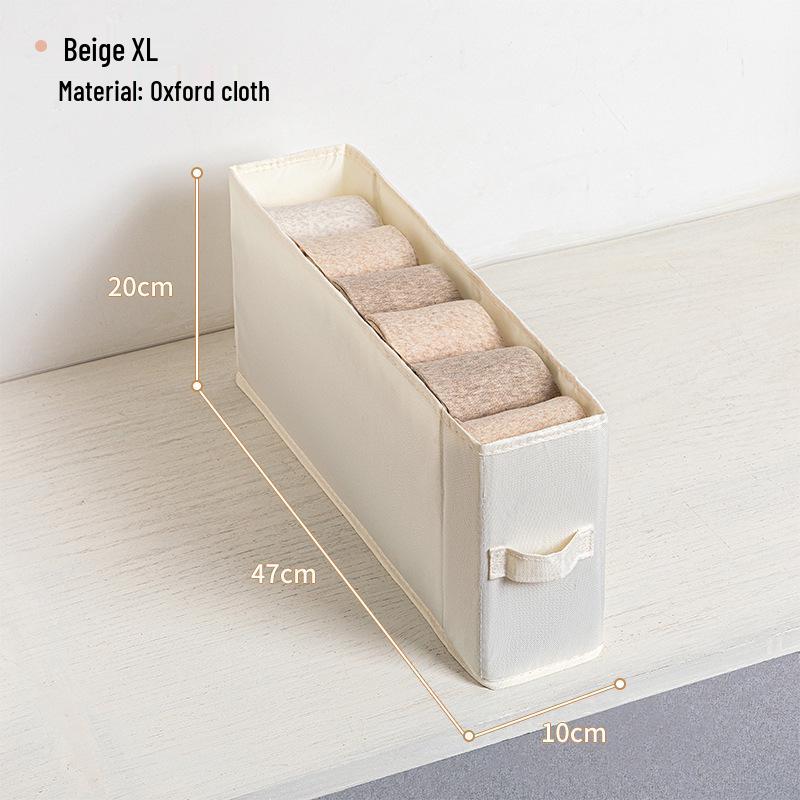 Jeans Storage Organizer: Divided Clothing Box for Wardrobe 