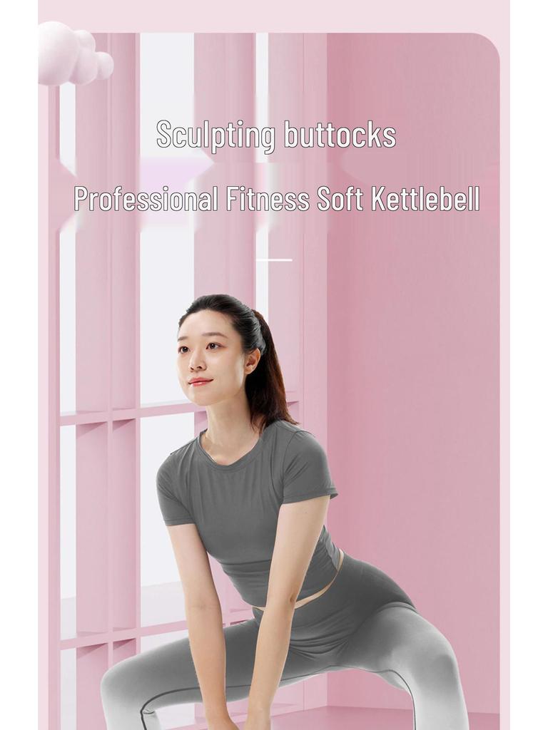 Weiche Kettlebell für Heimfitness: Krafttraining, Armbeugen, Formgebung für Männer & Frauen.