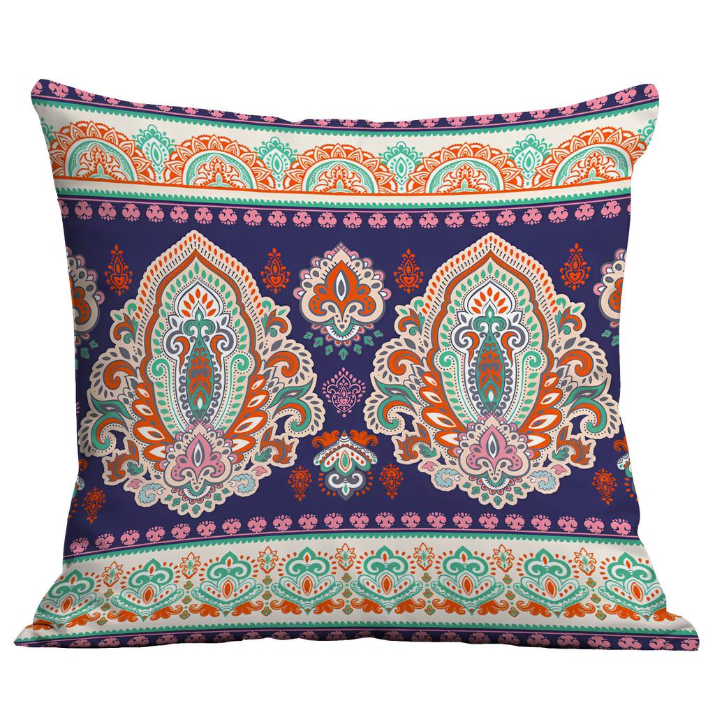 Bohemian Ethnic Style Pillow Cover Living Room Sofa Cushion Hotel Teahouse Pillow Cushion Cover Premium Durable