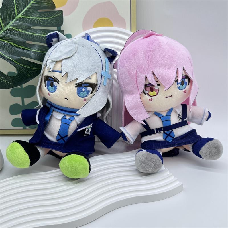 Blue Archive Plush Toy Sunaokami Shiroko Takanashi Hoshino Game Stuffed Doll Cartoon Soft Figurine Gift for Kids Fans Birthday