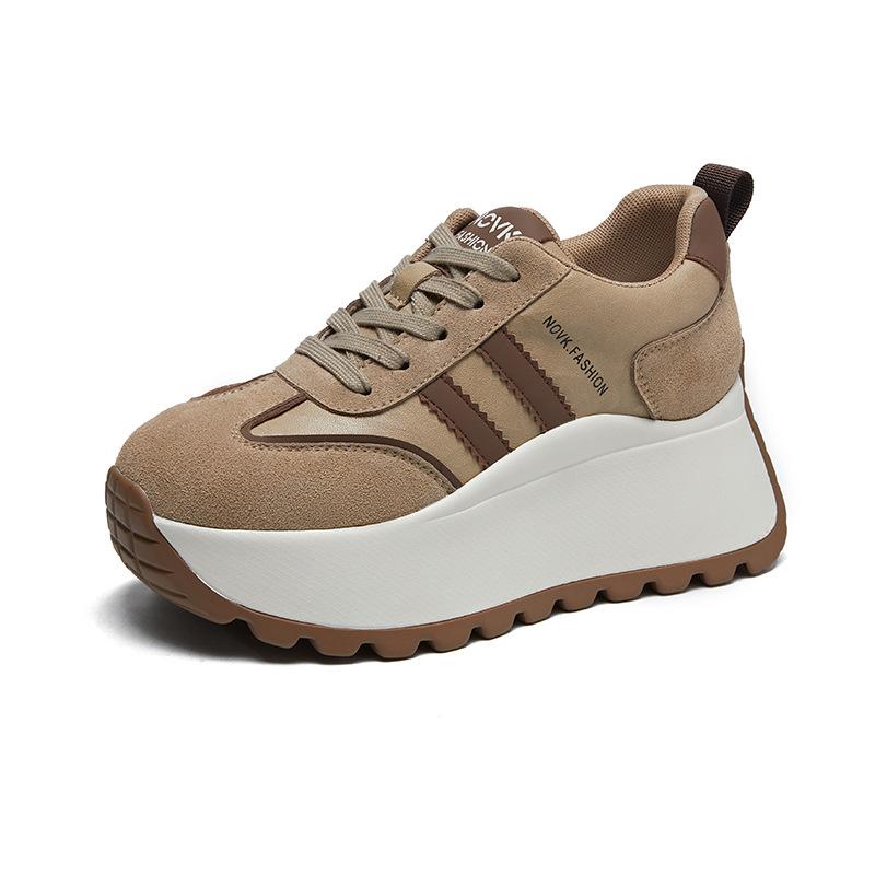 

Leather Forrest Gump shoes women s shoes autumn women s 2025 new platform sports moral training shoes casual versatile height-increasing shoes ch 34