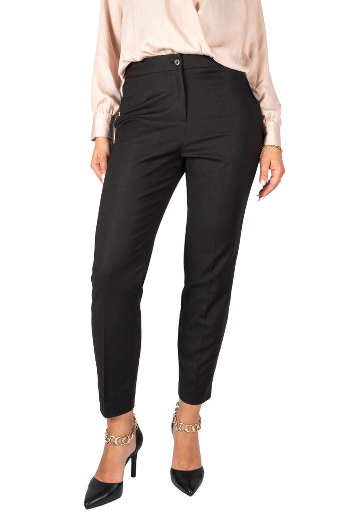 Firi Eleganckie Spodnie Damskie Czarne Wizytowe Cygaretki Do Biura 42 Xl