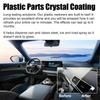 30ml Part Retread Scratch Repair Car Plastic Trim Restorer with Sponge Console Instrument Panel Care Polish Cleaner Car Care Set