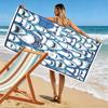 Shark Pattern Beach Towel A Must-have Beach Towel for Beach Travel