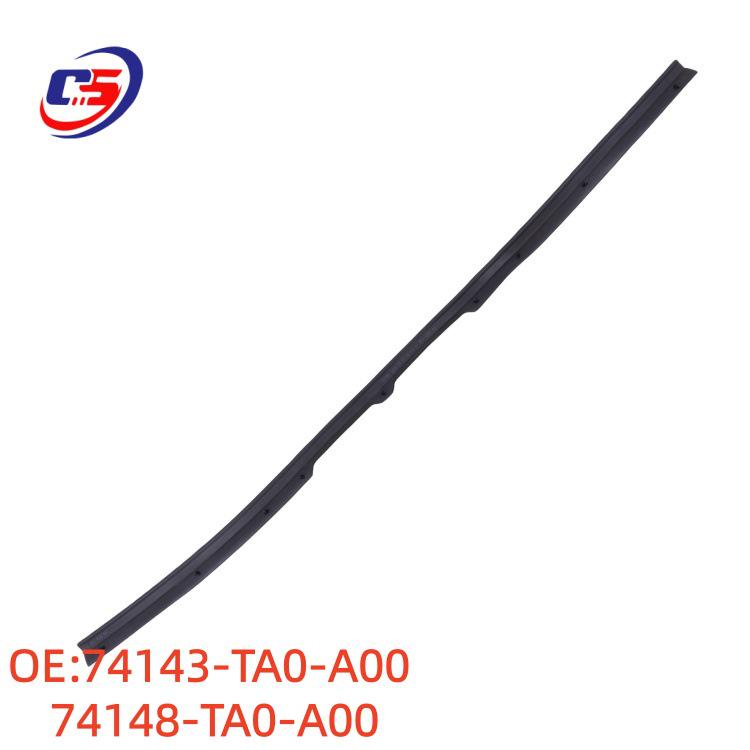 

Front Hood Rubber Seal for Accord Models (Part Nos. 74143-TA0-A00, 74148-TA0-A00) 74143-TA0-A00 74148-TA0-A00