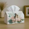 1pc Fantasy Romantic Artistic Tissue Box - Fairy for Lotus Ethereal - Holiday Parties & Home Decor, 17.02x25.91 Cm, Party Decorations, Suitable for Da