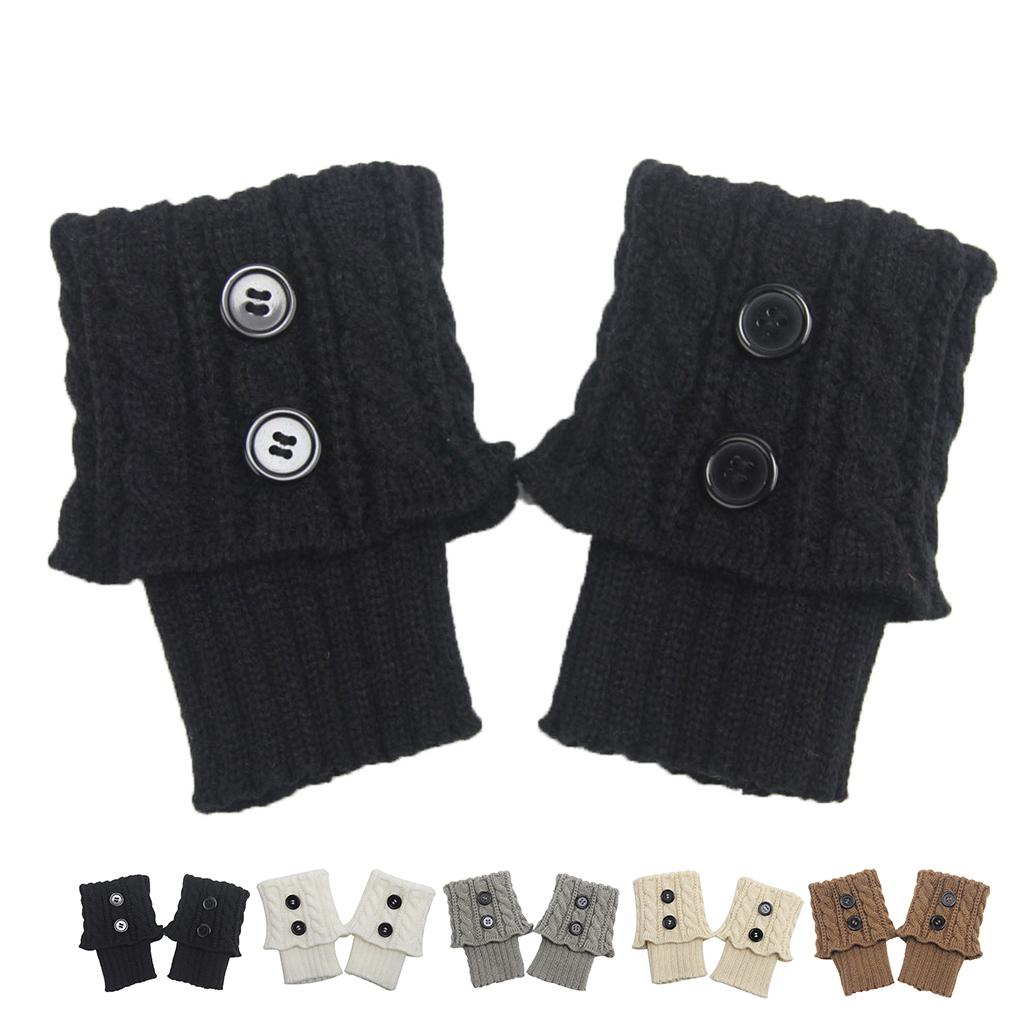 1 Pair Women Boot Socks Leggings Jeans Solid Color Leg Warmer Winter Warm Cold Weather Thermal Dressing Decoration