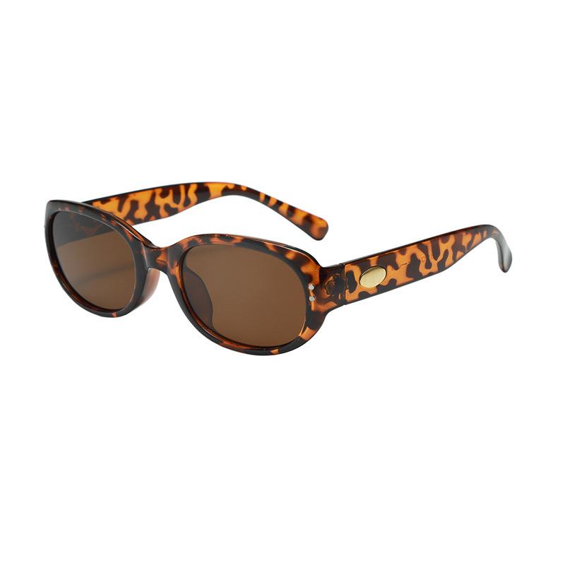 Cat'S Eye Narrow Frame Small Face Sunglasses Women'S Retro Glasses Uv-Proof Sunglasses