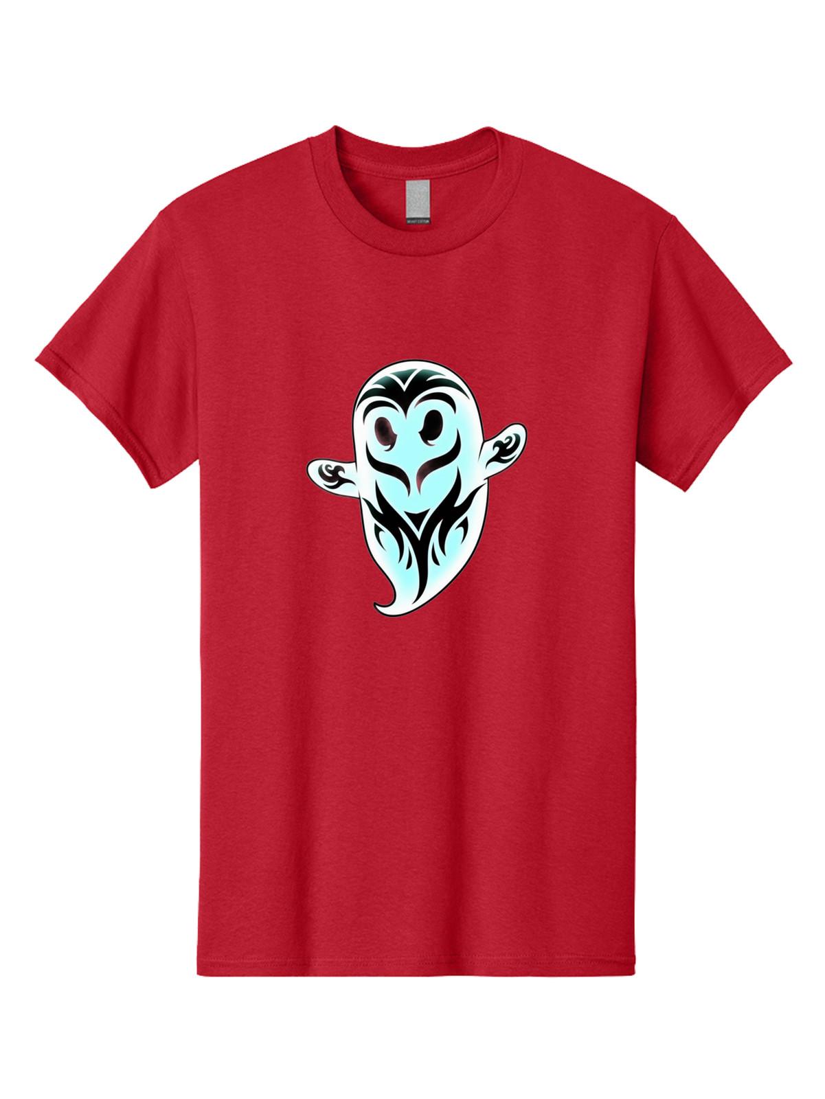 Tribal-Ghost Mens Graphic Tee, 100% Cotton, Casual Summer Wear S разноцветный