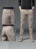 Pantalones Casuales Rectos Elásticos Resistentes al Desgaste para Hombre - Estilo Coreano para Primavera/Otoño