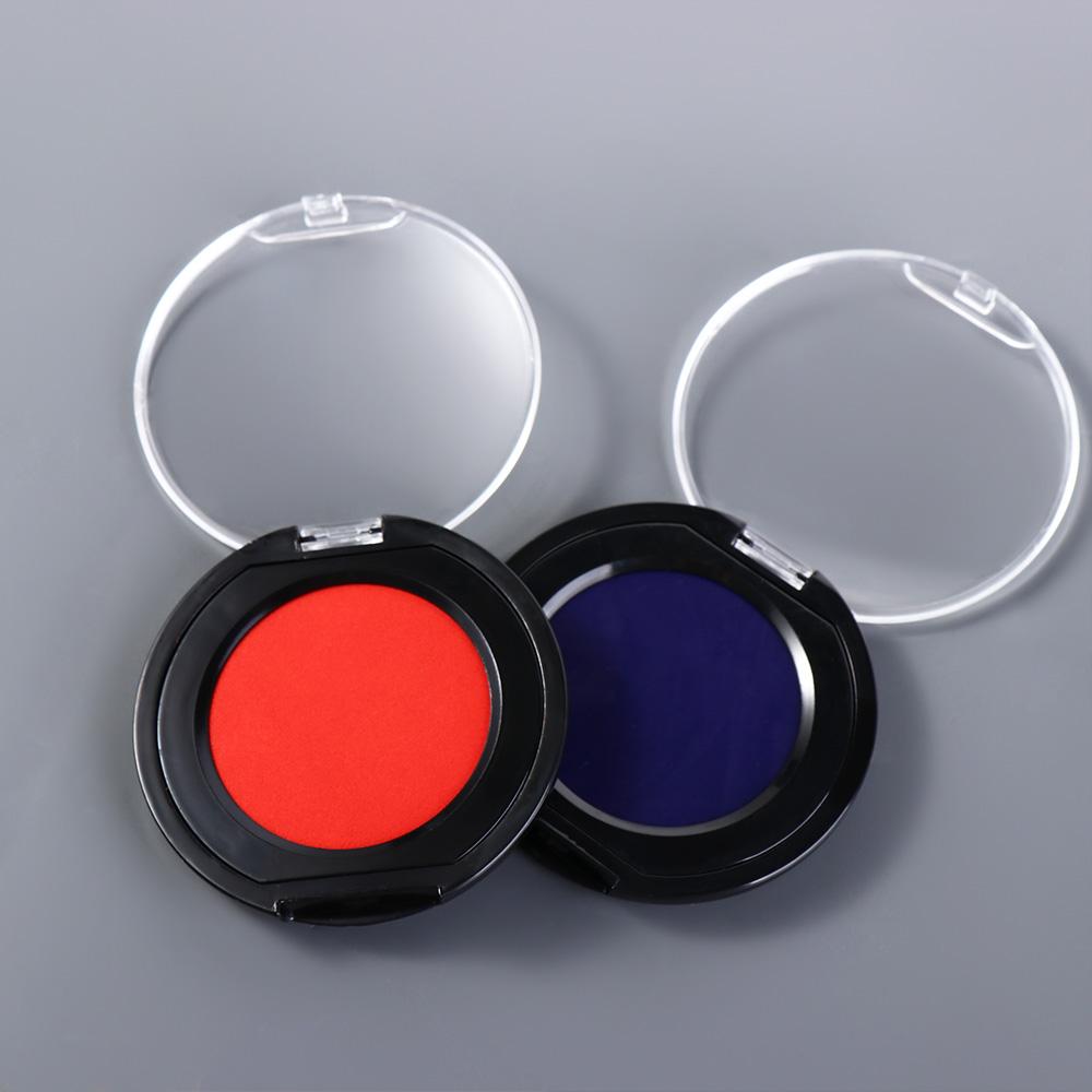 Red Blue Black Thumbprint Ink Pad Clear Stamping Signing Inkpad Mini Fingerprint Ink Pad  Finance