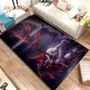 Tappeto Area Cartoon Anime Jujutsu Kaisen Grande, Tappeto per Soggiorno Camera da Letto Divano Zerbino Decorazione, Tappetino Antiscivolo per Bambini