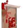 3D Double Happiness Door Hanging for Wedding Decorations