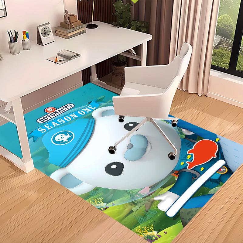 The Octonauts4 Printed Absorbent Washable Carpet, Non-Slip Bathroom Mats, Kitchen Rugs, Yoga Mat,Living Room Entrance, Camping Picnic Rugs