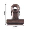 6PCS/set Kitchen Food Sealing Bag Clips Stainless Steel Letter Paper Photo File Clamps School Office Calendar Binder Clip