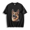 Bold German Shepherd T-Shirt Mens Womens Tees Top - Strong Dog Design Unisex Tee