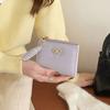 Bow PU Leather Coin Purse Portable Credit Card Holder Compact ID Card Holder  Women