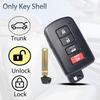 Keychain shell replacement part suitable for Toyota Avalon Camry Corolla RAV4 Highlander Sequoia 2011 2012 2013 2014 2015 2016 2017 2018  Keyless