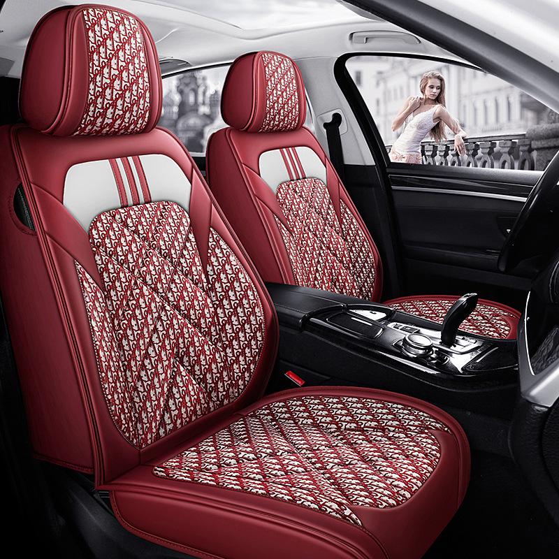 Five-Seat Full Wrap Universal Car Seat Cushion Cover for All Seasons