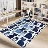 1PC cat flower Extra Large Non-Slip Floor carpet, Office, family, bedroom, Studio - Large Area RugJ0401