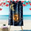 Sonne und Mond Himmlisches Design Strandtuch schnell trocknend für Reisen Outdoor-Sportarten Joggen Strand und Schwimmen
