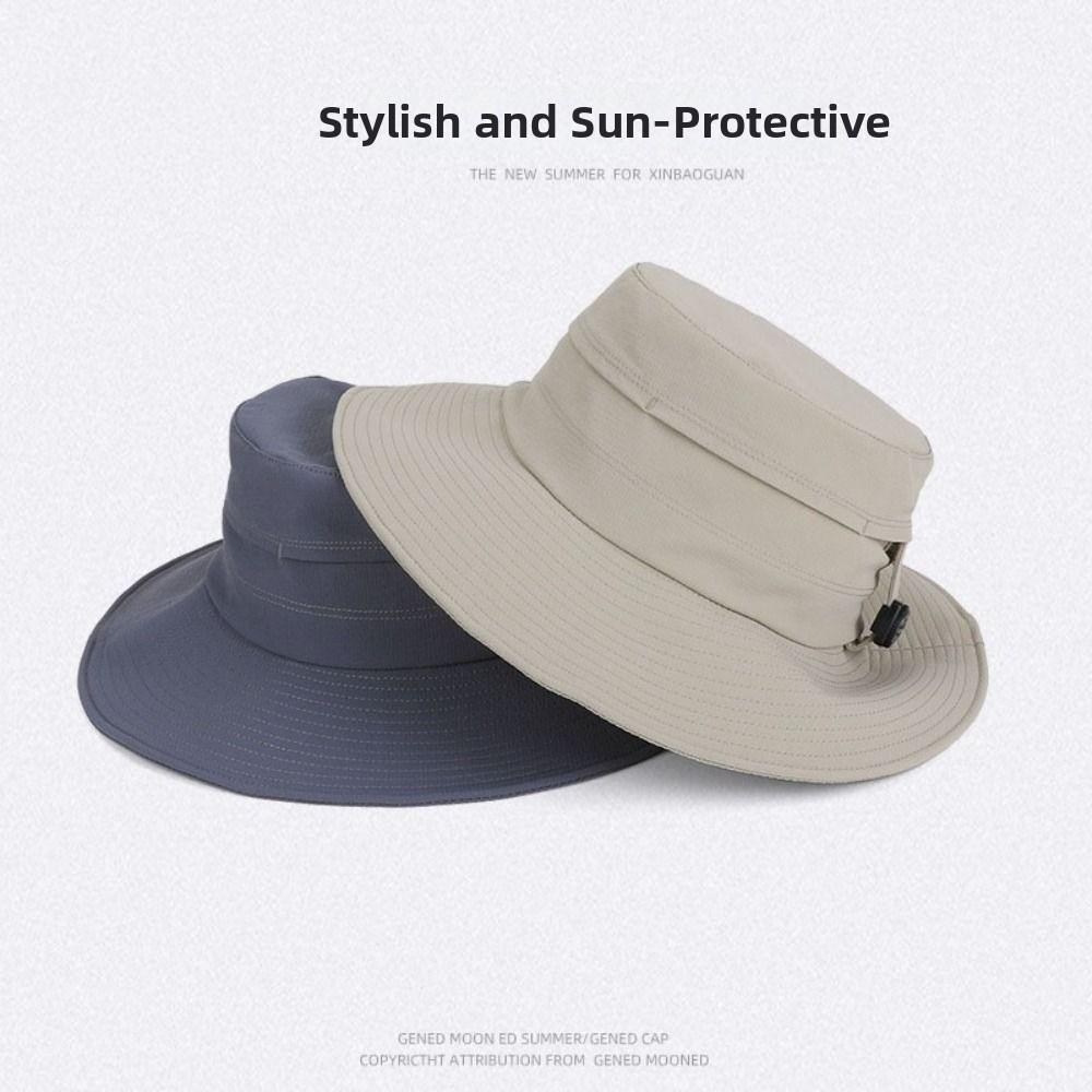 New Sunshade Bucket Hat Quick-Drying Anti Uv Fishing Hats With Compass Waterproof Sun Cap Unisex