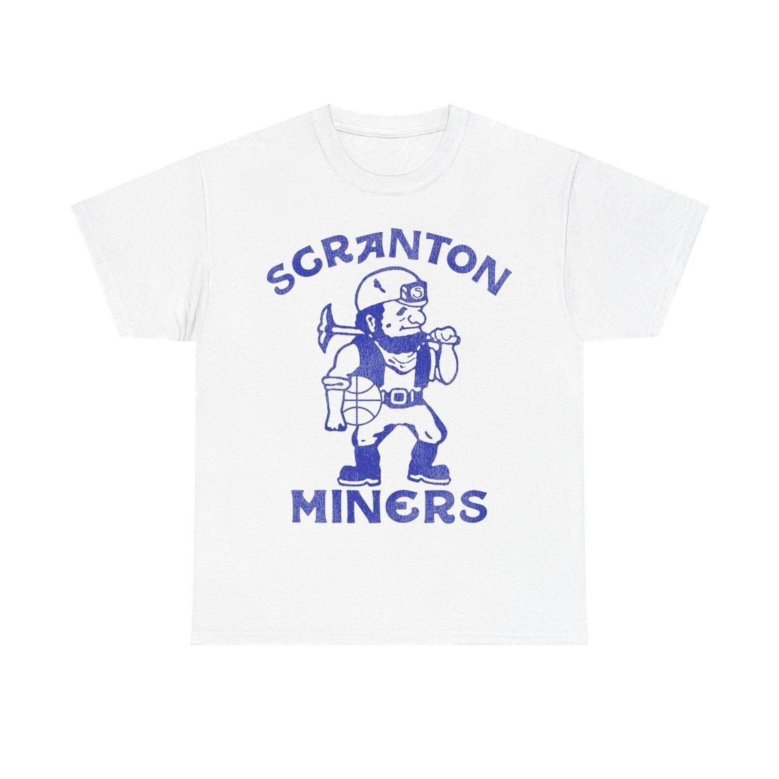 Scranton Miners Basketball Team Nostalgic Retro T-shirt S разноцветный