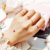 5 Stück/Los Wellenförmiges Imitationsperlen-Ringset Koreanische Persönlichkeit Anel für Frauen Verstellbarer Offener Schwanz Anillo Hochzeitszirkon Geschenk