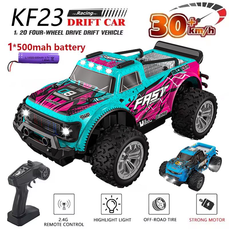 

KF24/23 RC Car 2.4G Высокоскоростной 2WD Внедорожник 1:20 со светодиодной подсветкой внедорожный пульт дистанционного управления скалолазный автомобиль уличные автомобили игрушки подарки