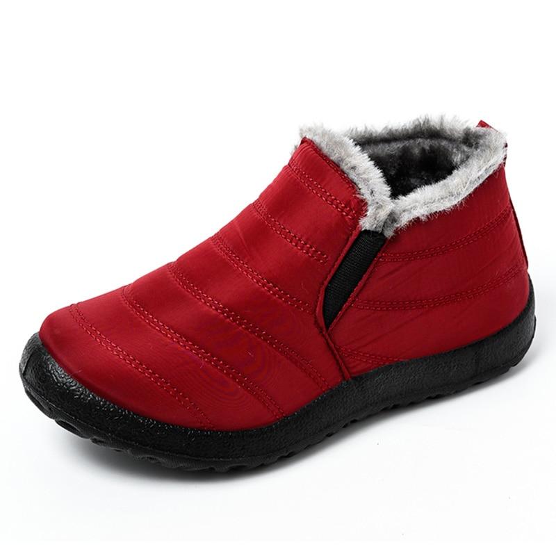 Men Boots Men 'S Winter Shoes Warm Fur Snow Botas Hombre Lightweight Ankle Boots Chaussure Homme Winter Boots Men Casual Shoes