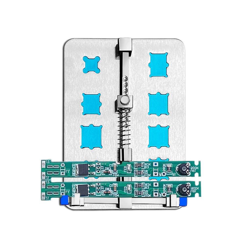 Stainless Steel Base Repair Fixture IC Groove Mobile Phone Fixture PCB Holder  Soldering Repair