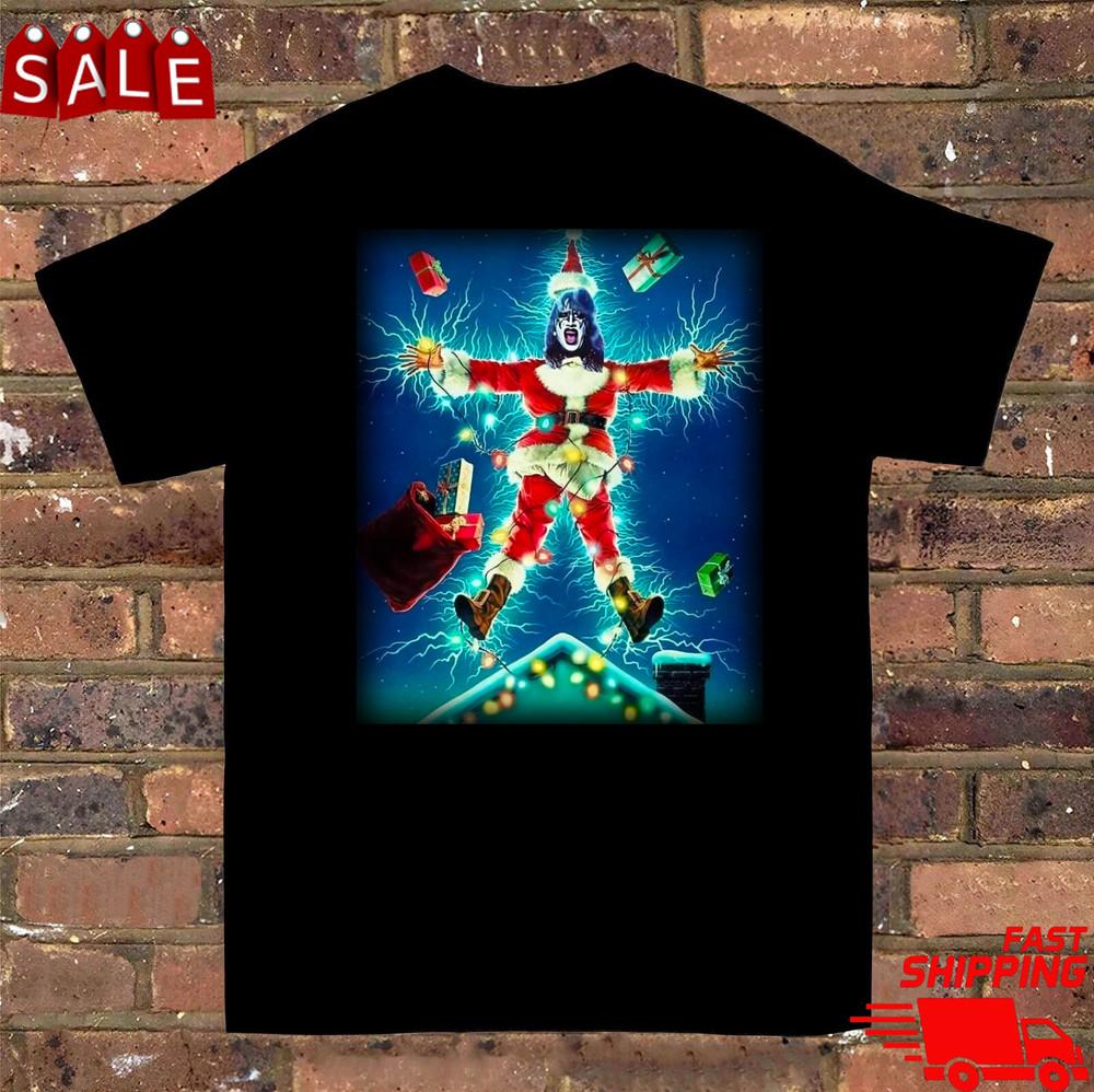 Ace Frehley christmas Xmas Funny T Shirt Short Sleeve Full Size BL692 Unisex T-Shirt