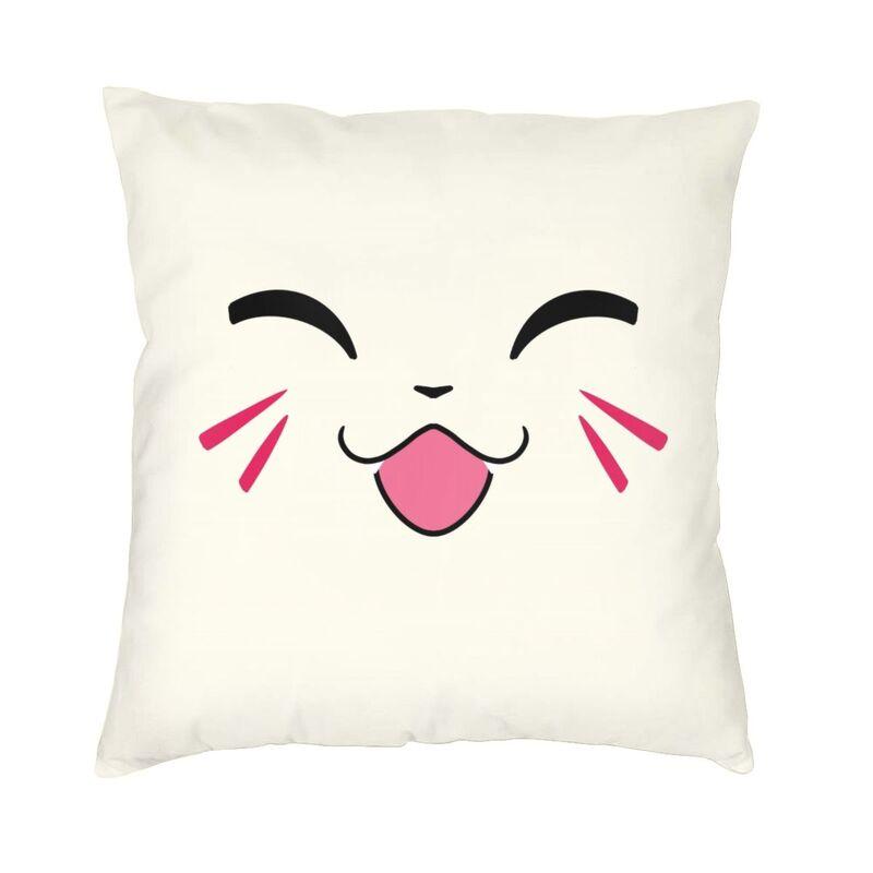 Luxury Maneki Neko Waving Sofa Cushion Cover Soft Lucky Cat Japanese Charms Throw Pillow Case Home Decorative Pillowcase