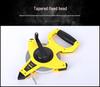 50m Handheld Nylon & Stainless Steel Fiber Tape Measure Ruler